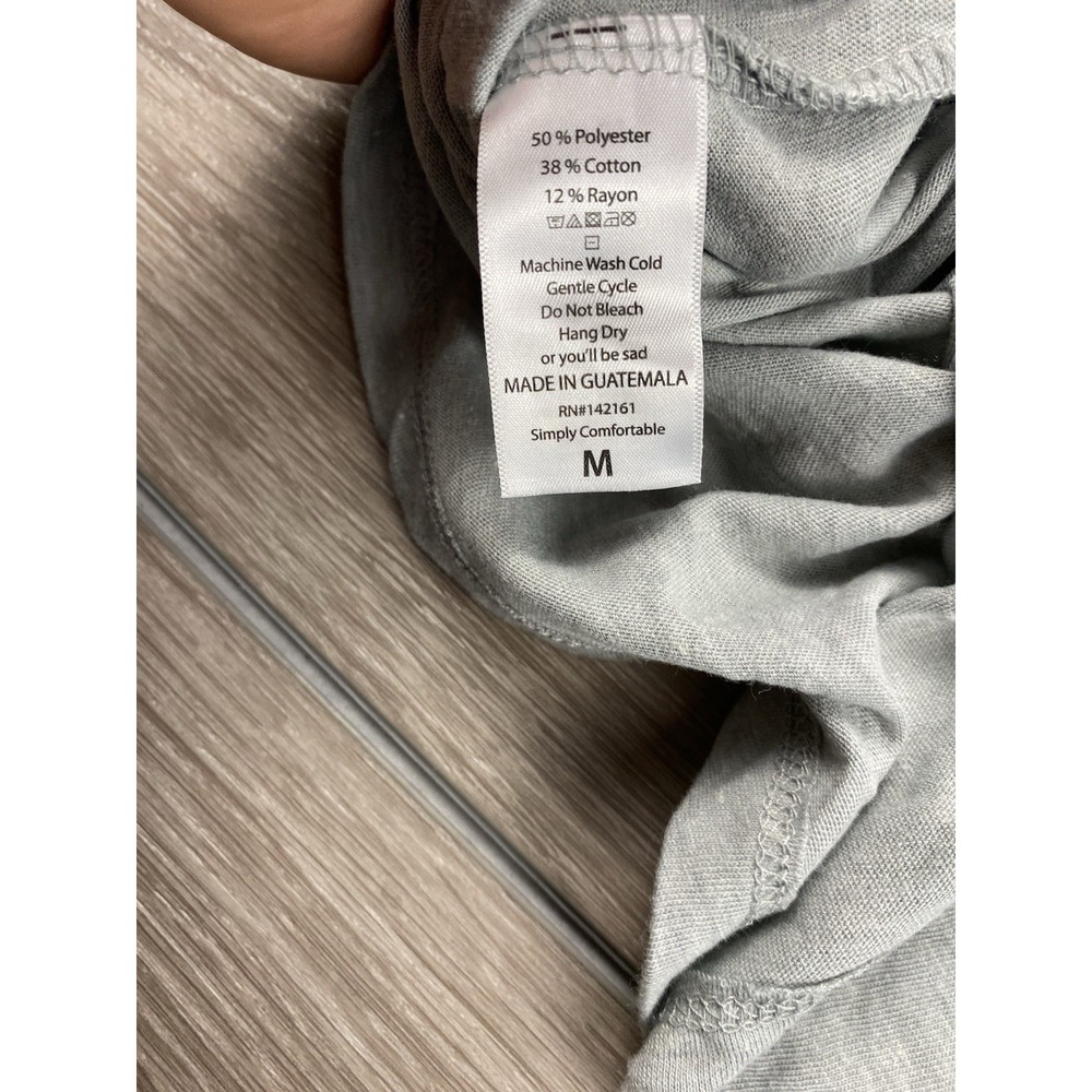 Lularoe Women's Randy 3/4 Patterned Sleeves Baseball Tee Grey Size Medium‎ New - Picture 6 of 8